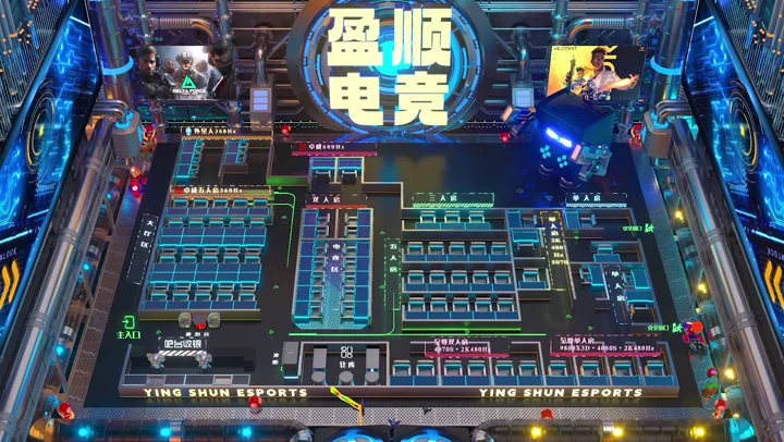 动态机位图模板 DT-016 示例
